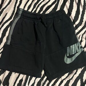 Nike Kids Black and Gray Shorts